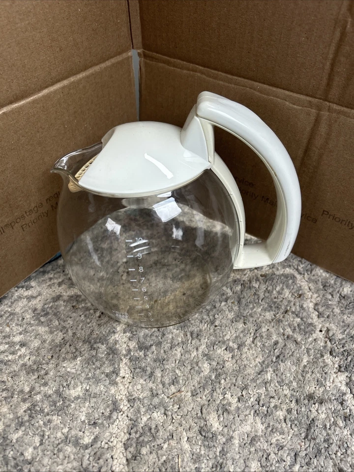 Jarra de café Krups Crystal Arome repuesto 10 tazas blanca 466 467 398 458 Foto 1 de 2