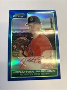 2006 Jonathan Papelbon Rookie Blue Refractor #90/150 Bowman chrome RED SOX - Picture 1 of 9