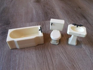 VASCA DA BAGNO IN PLASTICA RD 1946 RINNOVABILE DA COLLEZIONE TOLIET LAVANDINO MOBILI BAMBOLA - Foto 1 di 3