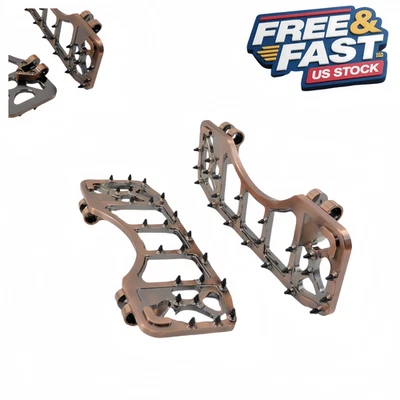 Wide Anti-Slip Foot Pegs for Harley Softail Touring Trike 1986-2022 - Pair​ - Image 1 of 4