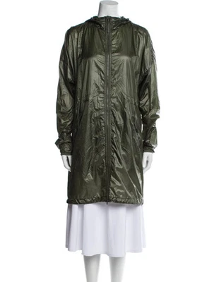 Canada Goose Green Nylon Hooded Parka Women’s Size L Knee-Length Coat - Image 1 of 4