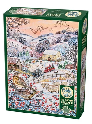 Hilltop Farm 1000 Piece Jigsaw Puzzle Cobble Hill New - Image 1 of 4