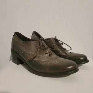 Vera Gomma Diva Shoes Firenze heeled brogues made in Italy size 39, 60s, classic - Picture 1 of 11