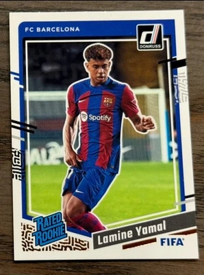 Lamine Yamal Rated Rookie RC 2023-24 Panini Donruss Soccer FC Barcelona - Изображение 1 из 2
