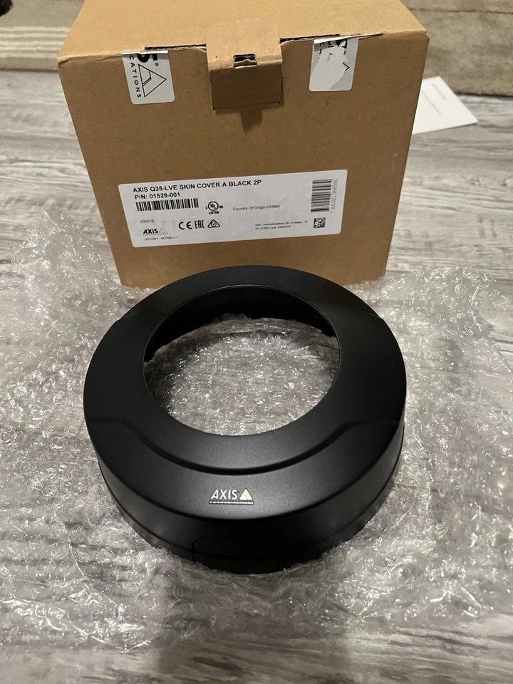 Paquete de 2 cubiertas de piel negra Axis Q35-Lve para cámaras exteriores Q35  Foto 1 de 2