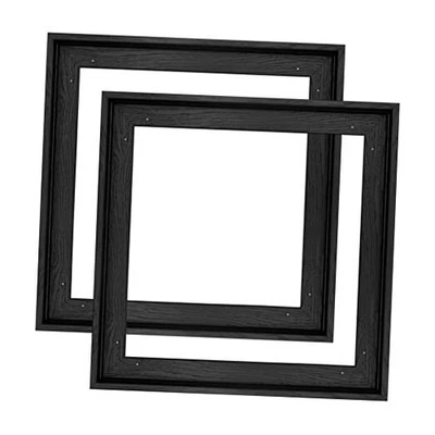 16x16 Frame for Canvas Painting 0.6-0.8” Deep, 2 Pack Square 16x16" Black - Image 1 of 4