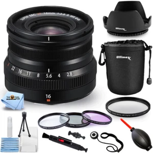 Fujifilm XF 16 mm f/2.8 R obiettivo WR (nero) 16611655 - pacchetto accessori 10 pezzi - Foto 1 di 7