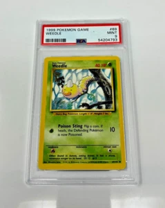 1999 Pokémon Game #69 WEEDLE MINT PSA 8 - Picture 1 of 2