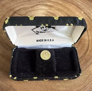 Vintage NOS Colibri DISNEY Mickey & Co Gold Plated MICKEY MOUSE Tie Tac 11.5mm - Picture 1 of 12