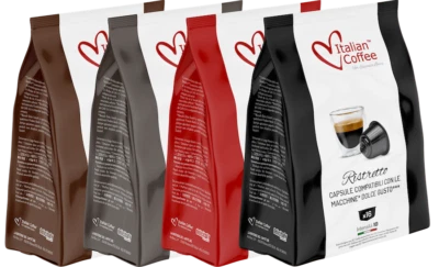 ITALIAN COFFEE® Dolce Gusto compatible pods Italian Expresso capsules FREE SHIPPING
