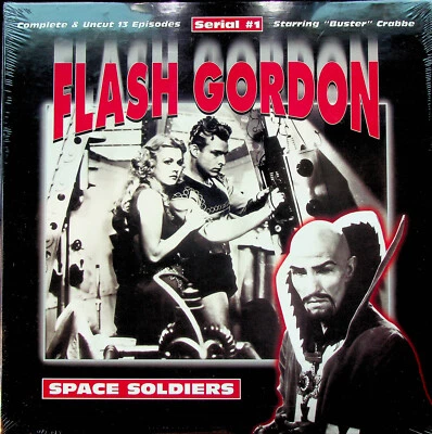 Flash Gordon: Space Soldiers (1996) - Serial #1 - Laser Disc - NR - B&W - Sealed - Image 1 of 2
