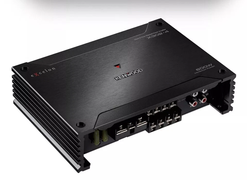 Kenwood eXcelon X302-4 Class D 4-Channel Power Amplifier - Image 1 of 1