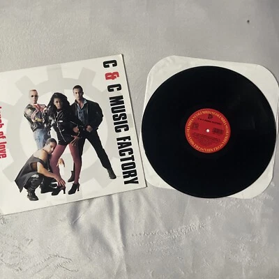 C&C MUSIC FACTORY - 12” SINGLE - 33RPM ( JUST A TOUCH OF LOVE ) SHRINK - Image 1 of 4