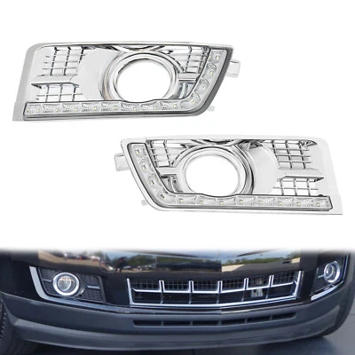 Luces de circulación diurna LED DRL antiniebla con intermitente para Cadillac SRX 2012-17 Foto 1 de 4