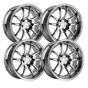 Aodhan DS02 5x114.3 19x11+22 Vacuum Chrome DS21911511422VW SET 4 RIMS WIDEBODY - Picture 1 of 1
