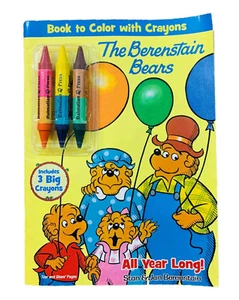 The Berenstain Bears: All Year Long! Book to Color with Big Crayons - Picture 1 of 5