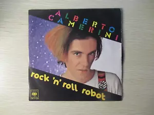 ALBERTO CAMERINI ROCK N ROLL ROBOT 45 7" ITALY ITALIAN PRESS PIC SLEEVE PICTURE - Picture 1 of 2