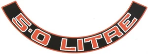 Holden VB-VC Commodore. 5.0 308 Red motor air cleaner decal. New. - Bild 1 von 1