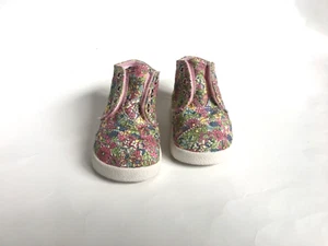 BABY MÄDCHEN ROSA TOMS SCHUHE GRÖSSE 4 LEINEN PASEO MITTELROSA DITSY GEBLÜMT - Bild 1 von 14