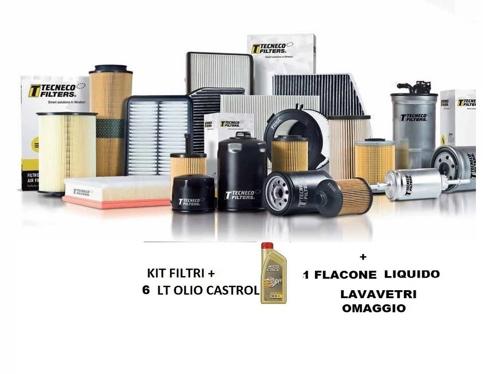 KIT TAGLIANDO BMW (E87) 120D 163CV 120KW DAL 2003 AL 2012 + CASTROL EDGE LL 5W30 - Image 1 of 1