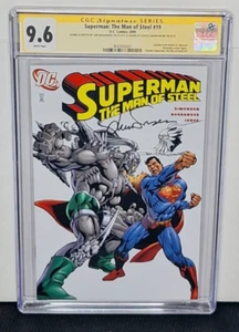 MATTEL SIGNED & SKETCH BY JON BOGDANOVE CGC SS 9.6 SUPERMAN MAN OF STEEL #19 - Picture 1 of 2