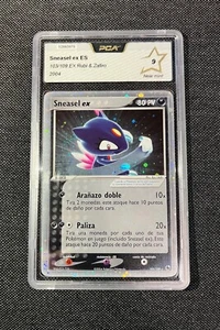 Pokemon 2004 EX Ruby & Sapphire #103 Sneasel Ex Holo 103/109 PCA 9 Mint SPANISH - Imagen 1 de 2
