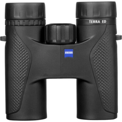Carl Zeiss Terra ED 8 x 32 Black / Black Mid Size Binoculars (UK Stock) BNIB NEW - Image 1 of 4