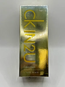 CKIN2U BY CALVIN KLEIN 50ML EDT SPRAY (NEW WITH BOX & SEALED) - Picture 1 of 4