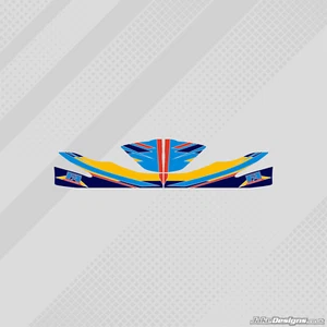 2016 FA ALONSO M5 STYLE NOSE CONE STICKER KIT - KARTING - JakeDesigns - Picture 1 of 1