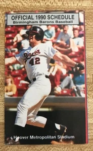 1990 Birmingham Barons Baseball Schedule - Picture 1 of 2