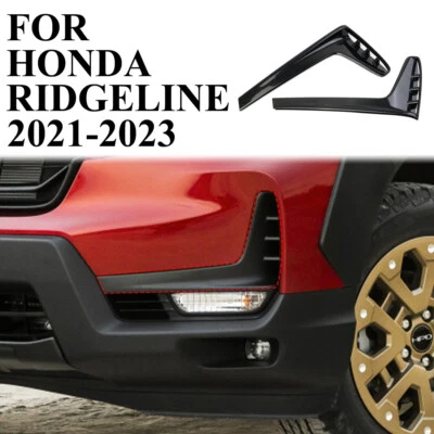 Cubierta de borde de luz antiniebla delantera estilo fibra de carbono para Honda Ridgeline 2021-2025 Foto 1 de 4