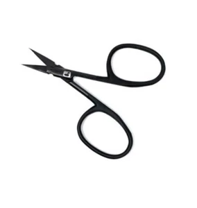 NEW LOON OUTDOORS ERGO 3.5" ARROW POINT FLY TYING SCISSORS IN MATTE BLACK - Picture 1 of 2