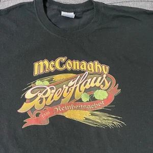 McConaghy BierHaus Tshirt Men XL Black - Picture 1 of 8