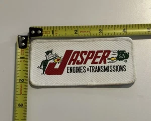 VINTAGE 1970s JASPER ENGINES AND TRANSMISSIONS 4.25”x2” Patch NEW-OLD STOCK - Picture 1 of 3