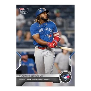 2021 Topps NOW #OS-22 ⚾️ Vladimir Guerrero Jr • Toronto Blue Jays ⚾️ Aaron Award - Picture 1 of 2