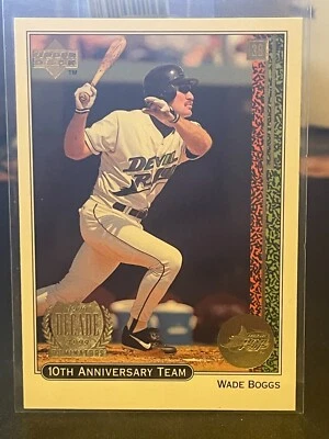 1999 Upper Deck 10th Anniversary Team #X15 Wade Boggs - Image 1 of 2