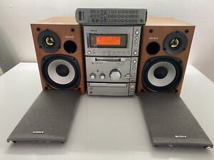 SONY CMT-CP505MD Minidisc stereo Hifi MDLP CD Tape Tested & Working incl remote