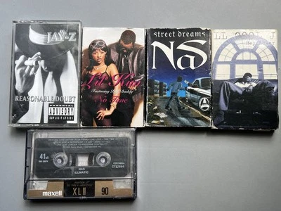 East Coast Rap Hip Hop 5 Cassette Lot Jay Z Nas Lil Kim LL Cool J 1990s Tested - Image 1 of 4