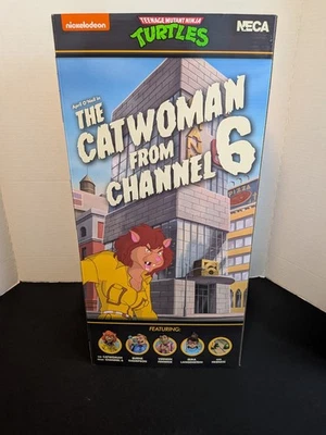 Boneco NECA TMNT desenho animado MULHER GATO DO CANAL 4 exclusivo tartaruga ninja  - Imagem 1 de 4