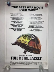 Full Metal jacket (1987) Original 1SH Movie Poster Rolled Kubrick Great Britain - Picture 1 of 9