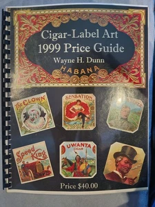 Cigar label art 1999 Price Guide Vintage Rare - Bild 1 von 12