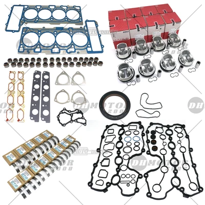 OEM Engine Pistons Gaskets Overhaul Rebuild Kit for Audi Q7 A8  Touareg 4.2 - Image 1 of 4