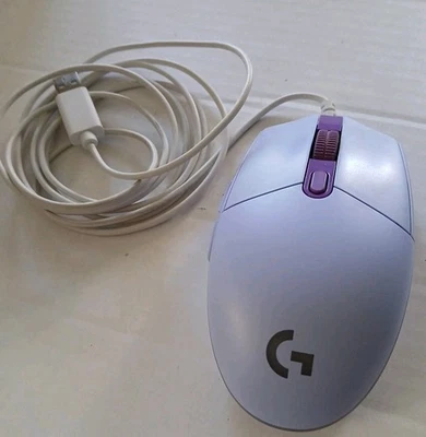 Logitech G G203 Wired USB Lightsync Mouse w/ 6 Buttons & RGB Lilac - Image 1 of 4