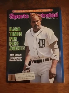 NRMT Sports Illustrated 9. Dezember 1985 Kirk Gibson Detroit Tigers - Bild 1 von 6