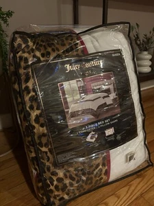 Juicy Couture Leopard Queen Comforter And Shams Set - Picture 1 of 5