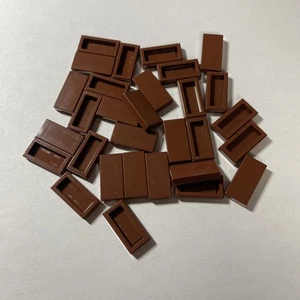 30x  Lego Fliese 1x2 - Reddish Brown  3069 B New Neu Rot Braun - Picture 1 of 1
