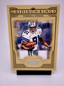 Terrell Owens /250 Double GAME WORN PATCH 2008 Donruss NFL Dallas Cowboys - Picture 1 of 2