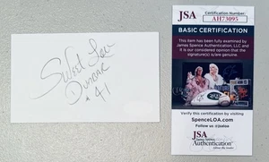 Sweet Lou Dunbar Signed Autographed 3x5 Card JSA Cert Harlem Globetrotters - Picture 1 of 1