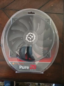 Thermaltake Pure 20 Kühleffekt Computer Gehäuselüfter 200mm schwarz NEU - Bild 1 von 3
