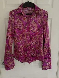 Hawes & Curtis Fitted Women's Shirt UK10 - Picture 1 of 10
